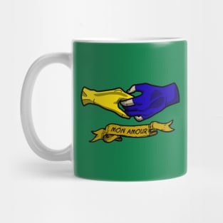 Gambit and Rogue Mon Amour Tattoo Mug